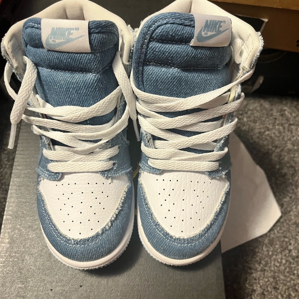 Jordan denim 1s size 10c great condition worn once